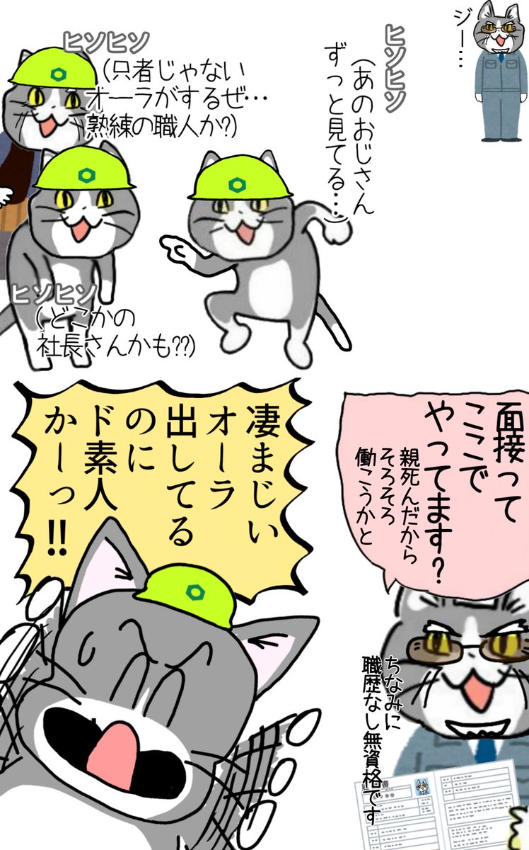 見た目はすごいオーラあるのに実際は…… #現場猫 