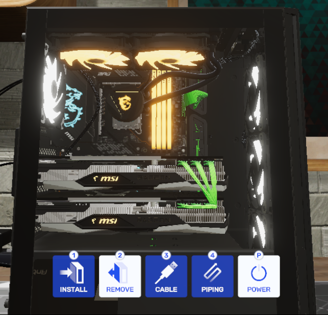 DAWGPrimeYT's tweet photo. #MSIXPCBS2 @PCBuildingSim @msiUSA
This was fun!

MSI MPG Gunghir 110 R
MSI MPG Z690 Carbon WiFi
Intel i9 12900K
MSI Radeon RX 6900 XT (2x)
Group T-force Delta 64GB 6400MHz
Team Group CARDEA 4TB (4x)
MSI MAG Coreliquid 24DR
MSI Logo 120mm ARGB (4x)
Antec SIGNATURE 1300 PLATINUM https://t.co/g0GkKcSC0X