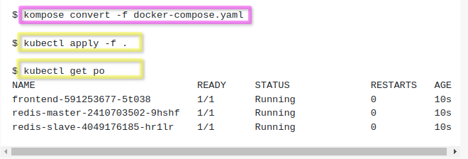 EdithPuclla's tweet photo. Easy way to automatically convert the docker-compose applications into #kubernetes manifests using #Kompose, which is an official Kubernetes project, that can work with Minikube and Kubectl

Once you have your docker-compose application, you can easily install Kompose

🧵E.g. 💃 https://t.co/optTXA2aCM