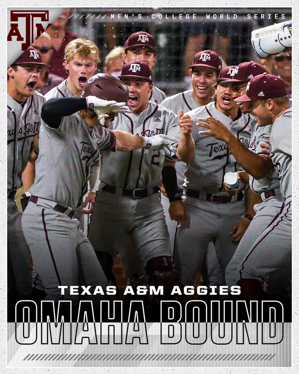 AN AGGIE SWEEP 🧹

<a href="/AggieBaseball/">Texas A&M Baseball</a> is headed to the Men's College World Series!