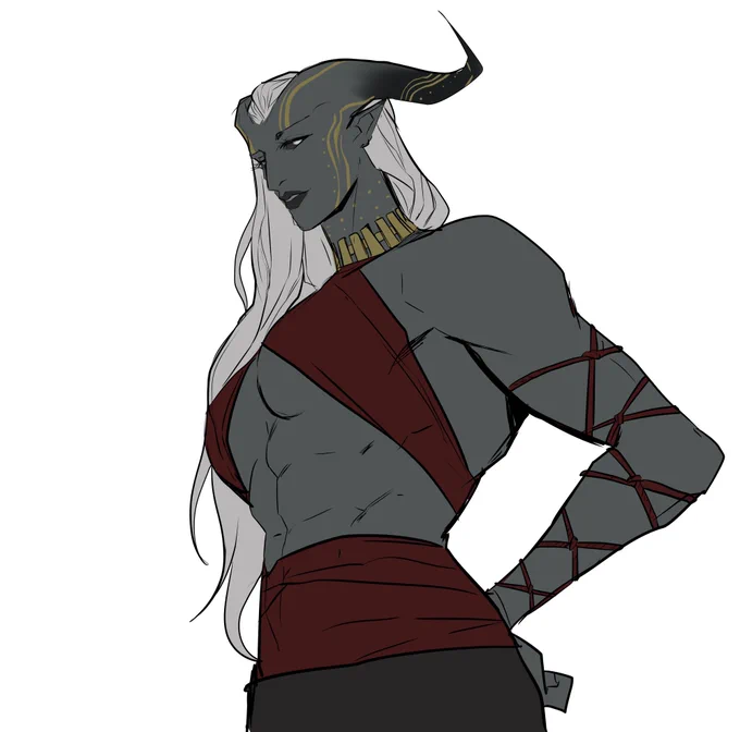 dragon age we need more beefy qunari lasses💪they deserve it. 