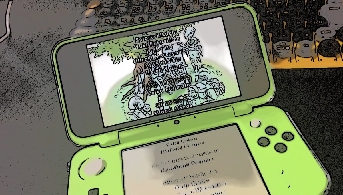 Golko46's tweet image. モンスターハンターストーリーズをクリアした！
#2dsll