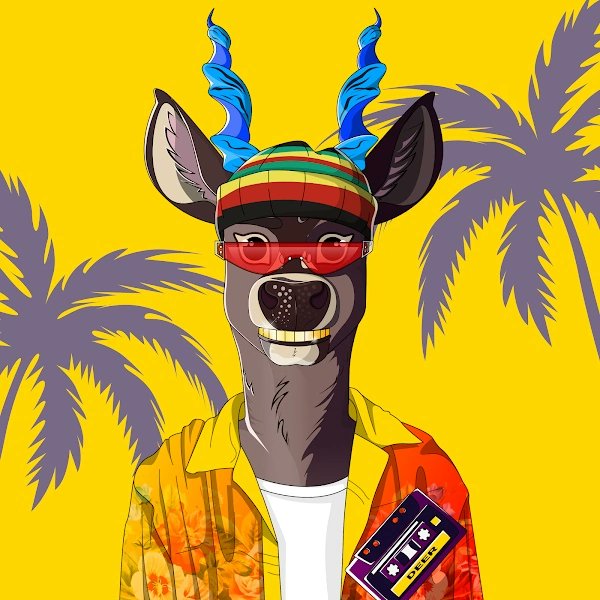 Retro Deer tweet media