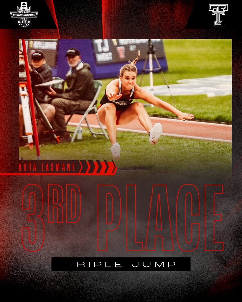 Ruta rounds out the top 3 for Texas Tech ‼️