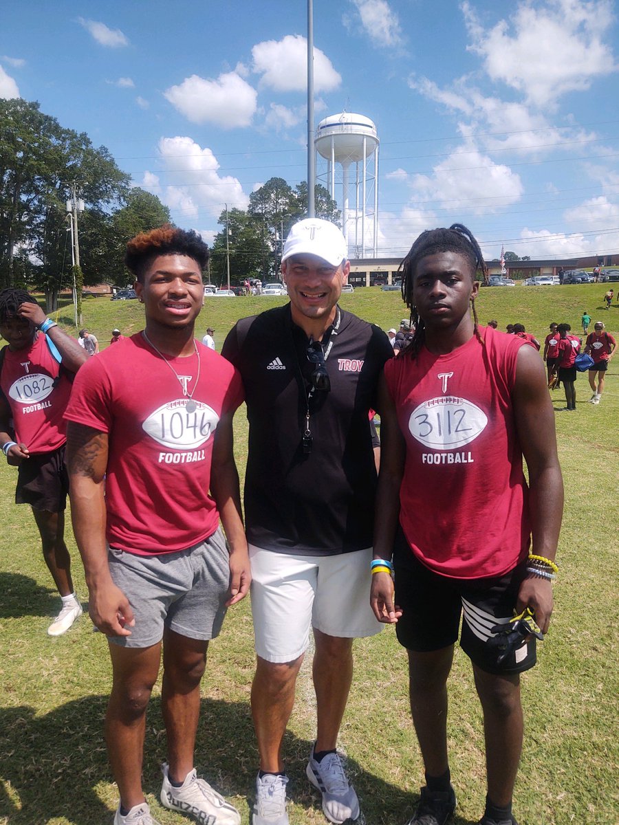 Had a great day! <a href="/TroyTrojansFB/">Troy Trojans Football 8x⚔️</a> <a href="/ShielWood/">Shiel Wood</a> <a href="/CoachJonSumrall/">Jon Sumrall</a>