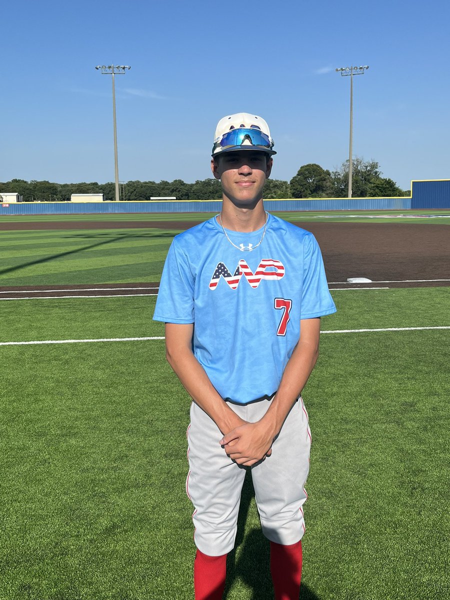 FiveToolTexas's tweet photo. #NTXClassic F: @MVPBaseballOK 2024 12, Dallas Nationals 16U 7
PoG: @CashCoble 6 IP, 5K
Notable: Josh Bay 2-4, 2B, 3 RBI https://t.co/3zdJIxPeE5