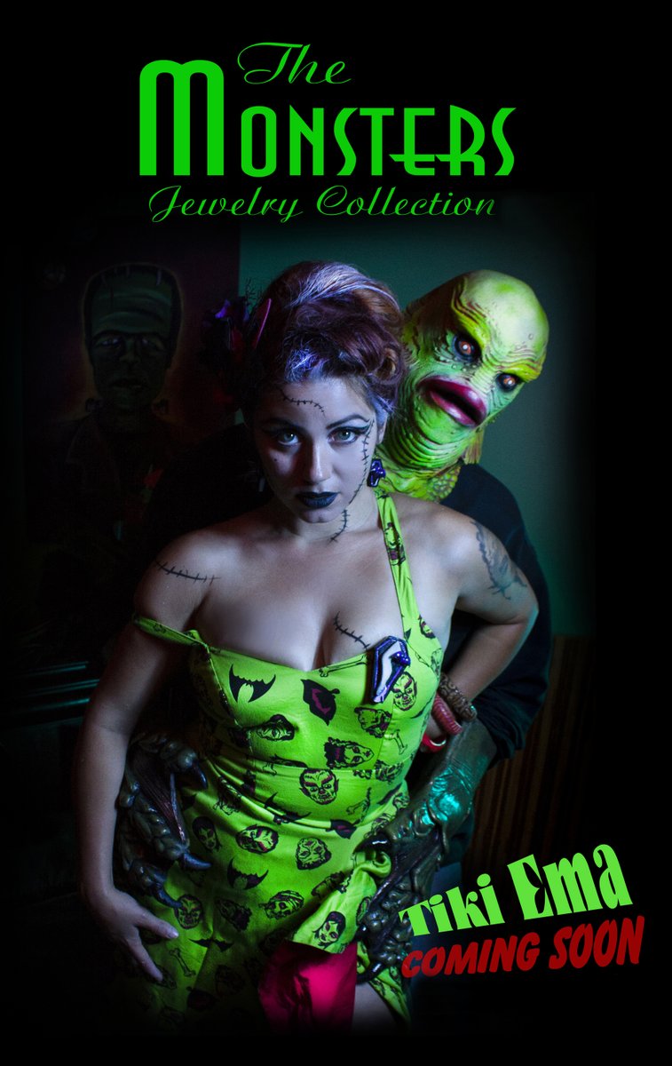 Venez voir ma collection Les monstres Classique sur ma boutique : 
tikiemaboutique.ca/pages/contact