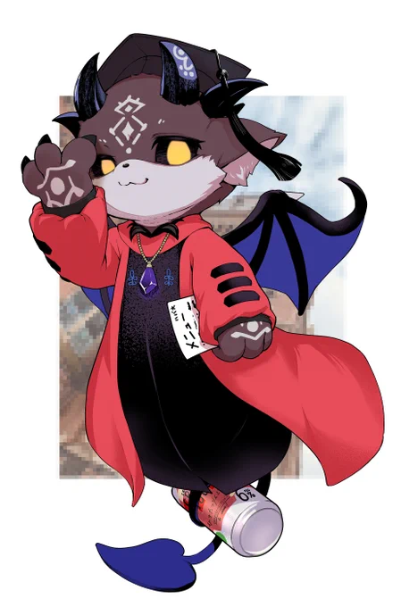 ハバ大の悪魔
#でびでびるなま
#でびるさまにささげるえ 