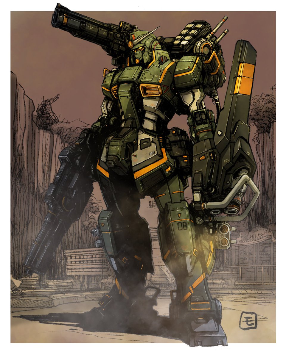 mecha weapon robot no humans gun solo holding gun  illustration images
