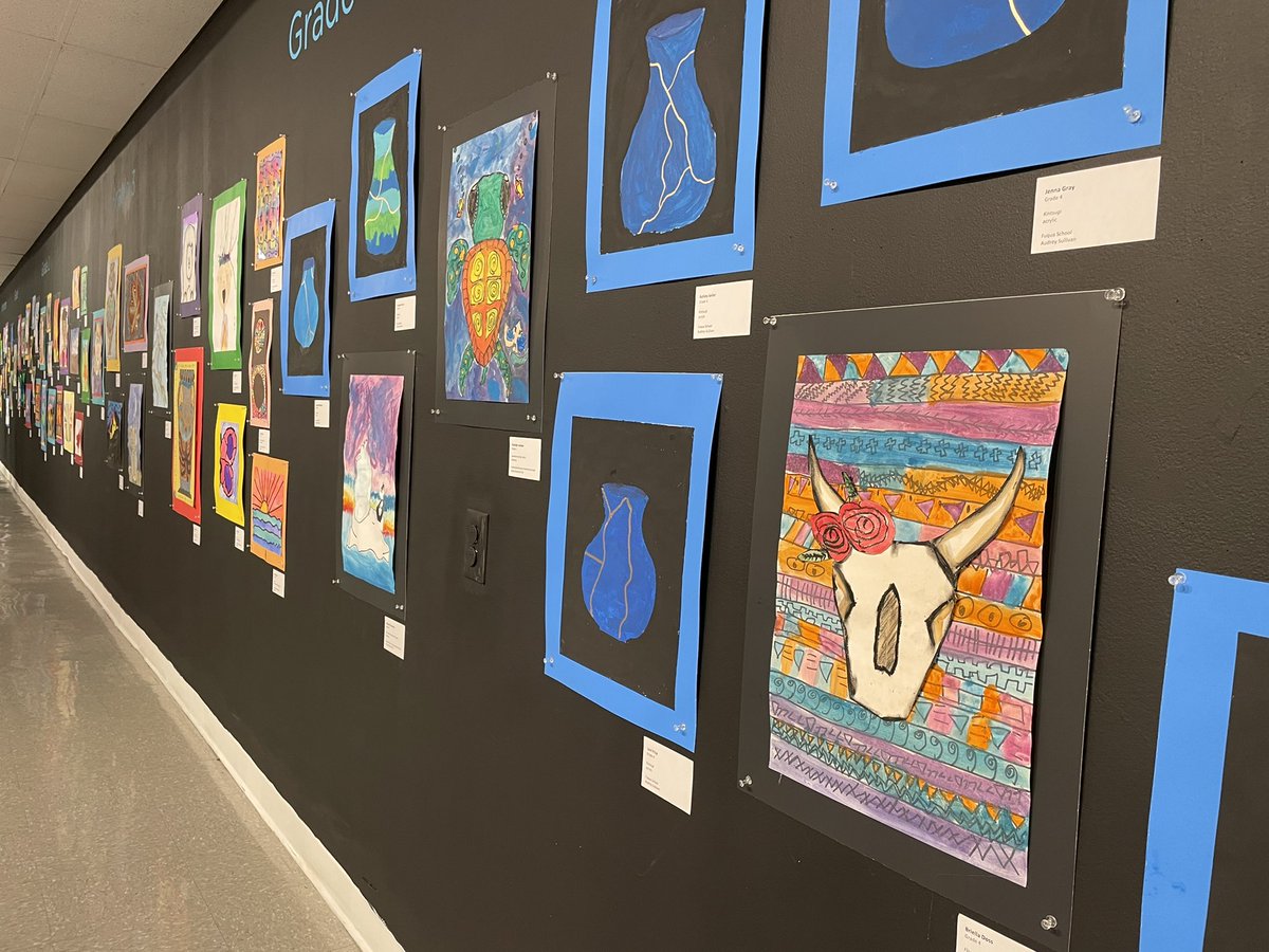 Briella’s floral skull was selected to be displayed at Longwood Center for the Visual Arts Youth Art Exhibition! I am one proud momma! <a href="/MrsOArtStudio/">Emily Wilson Overstreet</a> <a href="/ccesdukes/">Cumberland County Elementary School</a> #iamcucps 💙💛