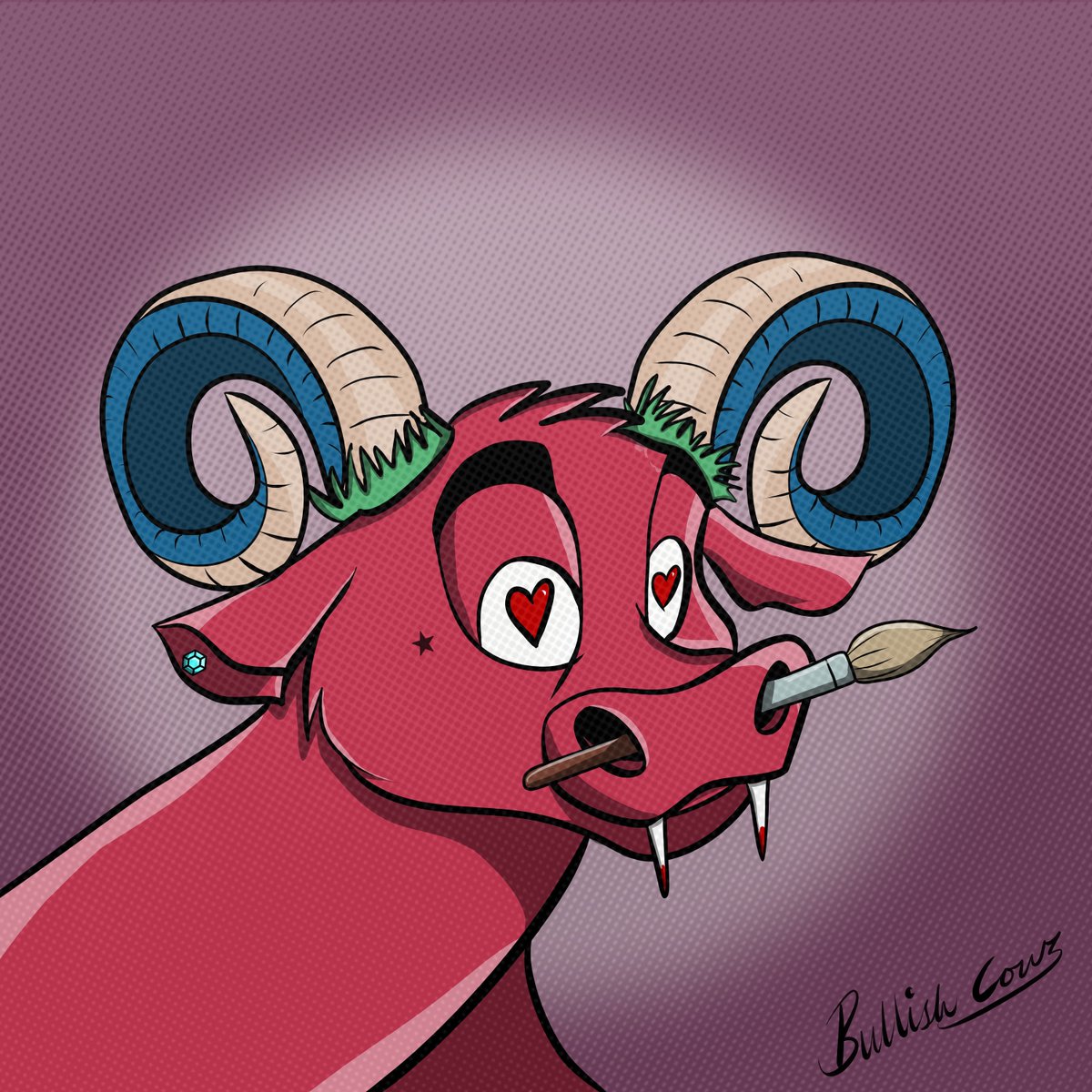 BullishCowsNFT's tweet photo. So Bullish Family🐮 What bin your favourite trait so far? and what would you like to see as a trait any ideas?

#NFTartist #NFT #NFTs #NFTCommunity #nftcollectorsclub  #nftart #NFTdrop #opensea #OpenSeaNFT #EthereumNFTs #Ethereum https://t.co/znfXl5mKZr