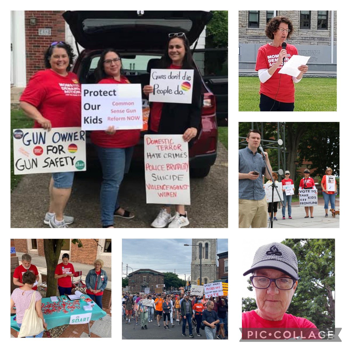 📍 Wilkes-Barre 📍 Erie 📍 Bethlehem 📍 West Philly 📍 Bloomsburg 📍 Scranton 📍 Pittsburgh 📍 West Chester 📍 and even DC! At @AMarch4OurLives events across the state, PA @MomsDemand volunteers showed up to call on Congress to do something about gun violence #DontLookAway #paleg