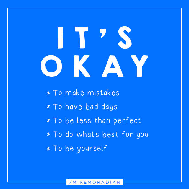 MikeMoradian's tweet photo. Remind yourself today and everyday that, "it's okay" 💙
#youareenough #youareworth #selfworth #values #baddaysarenormal #itsokaynottobeokay https://t.co/zcmJBwznps