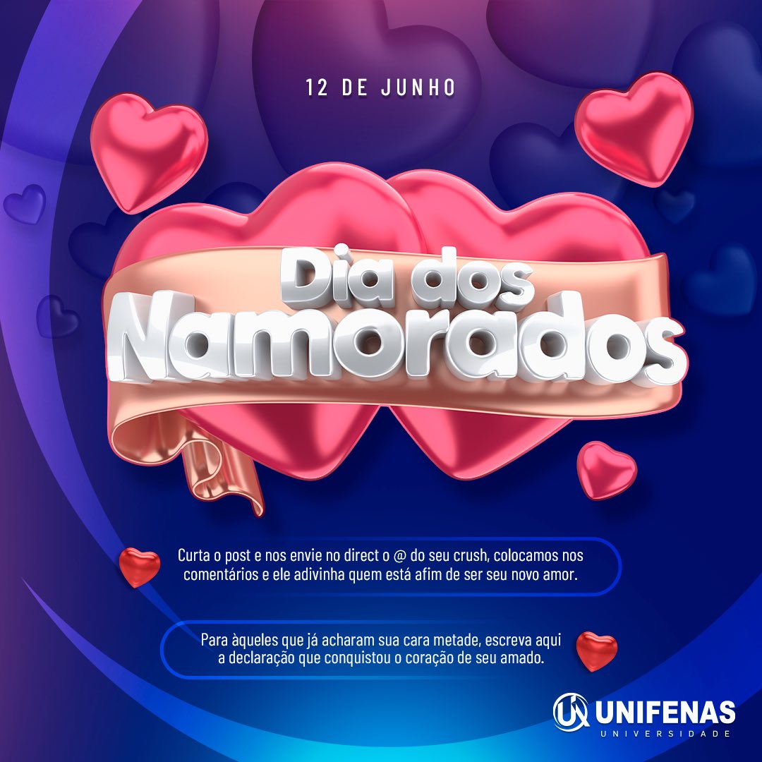 Parabéns e feliz "Dia dos Namorados" a todos que amam e são amados. 

💕Feliz Dia dos Namorados! 💕

❤️
#diadosnamorados #amor #o #love #diadosnamorados2022 #unifenas