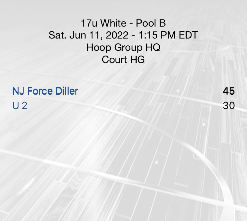 2-0 day for our U17 Diller (<a href="/NJForceDiller/">catslastdance</a>) squad at the <a href="/RioUniversity/">Team Rio University</a> UA Classic… strong two games from the Raritan HS ‘23 backcourt of <a href="/MikeDiller4/">Mike Diller</a> &amp; <a href="/jaackoleary/">Jack O’Leary</a>, as well as <a href="/sohan_eleti/">sohan eleti</a> (‘23 Marlboro) &amp; <a href="/DevinKimmick/">Devin Kimmick</a> (‘23 New Egypt) #theforceway