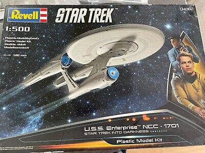 ToyModelUK's tweet photo. REVELL 1/500 USS Enterprise NCC 1701 STAR TREK into Darkness + extras PRE OWNED https://t.co/VmIkXfn58x eBay https://t.co/kFVluQyFQu