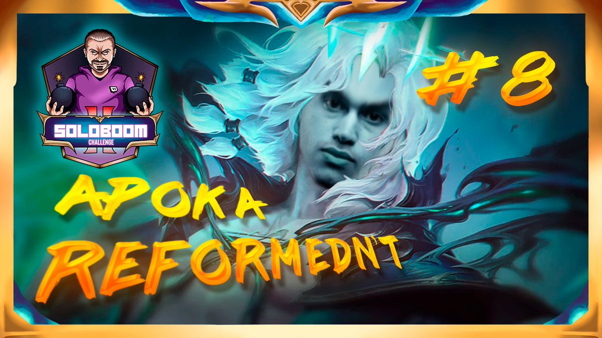 Despedimos con gran tristeza a <a href="/Apokalipse5/">Apoka</a> del #SoloBoomChallenge 2, con el amargo sabor de no poder editarlo más 🥲

.
<a href="/Rojankhzxr/">Rojan.ron</a> 

<a href="/Buggaxlol/">Buggax</a> 

<a href="/fixlol1/">FIX1</a> 

<a href="/rengarsitoo/">IL SAGAZ 🔥</a> 

@FROSTSTRIKE1 

Link: youtu.be/Zs5bLWlYHwg
