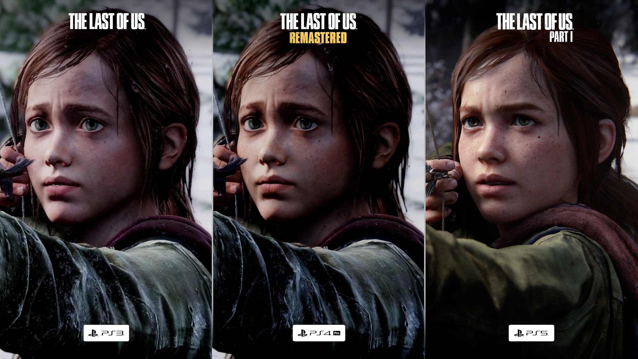 The Last of Us Fandom on X: The Last of Us X The Last of Us Remastered X The  Last of Us Remake.. Qual deles o melhor, na sua opinião? 🌿 Imagem: @