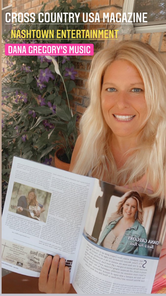 Cross Country USA interviewed me for their magazine! Also made the front cover!🥰 @NashtownEntertaiment 
So thankful and blessed!🎶