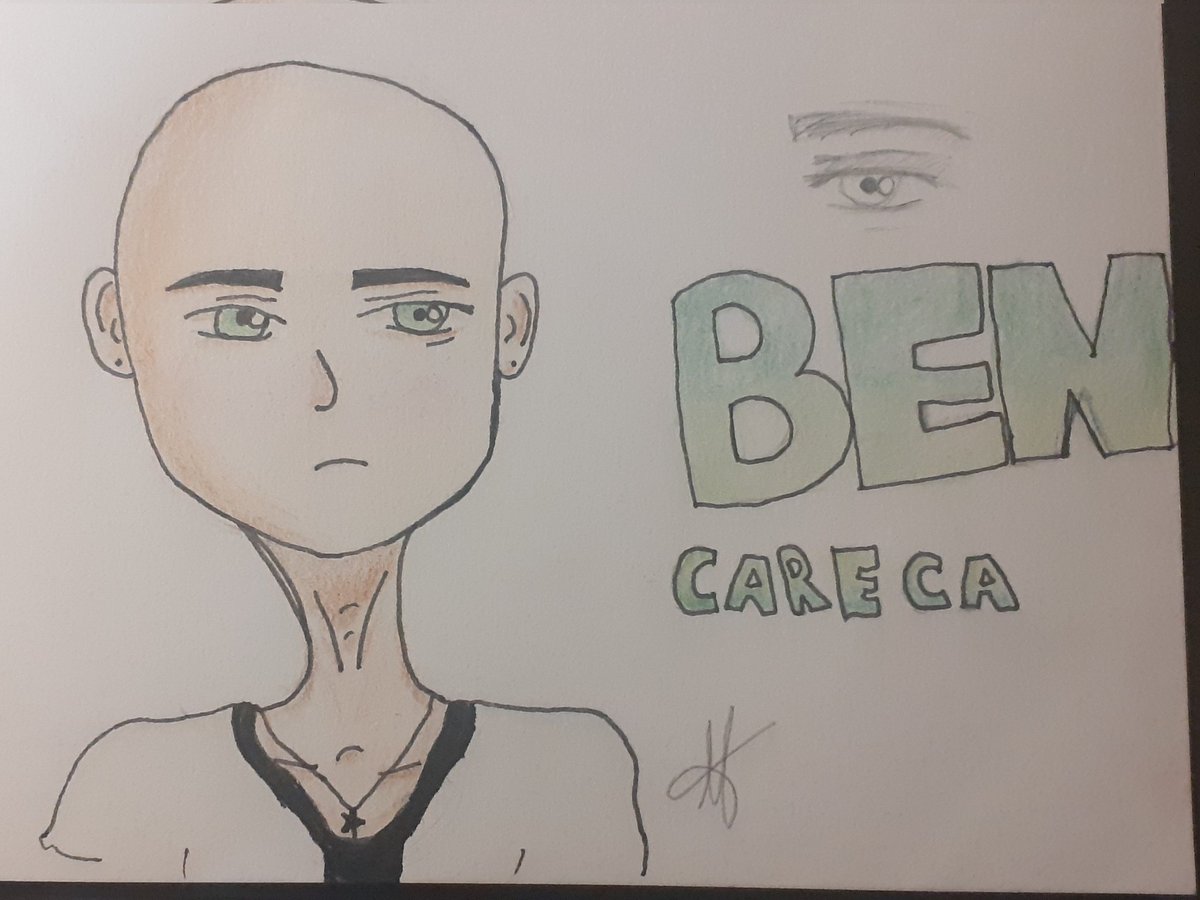 rwkangel's tweet photo. Queria compartilhar esse desenho do Ben10 careca que eu fiz https://t.co/qomNCB4PnP