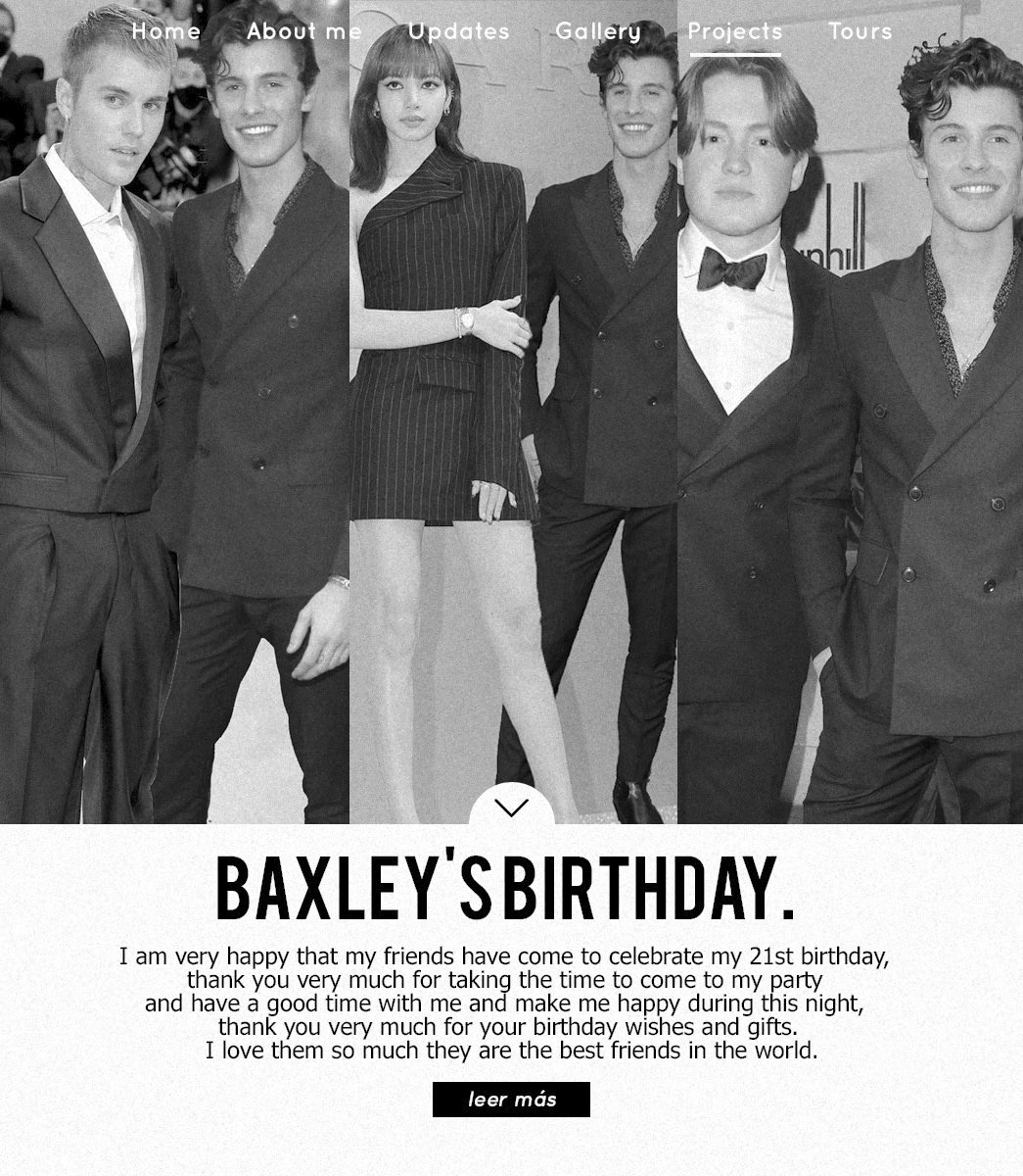 ⠀ █ █ ⸽ 𝗡𝗘𝗪 𝐏𝐎𝐒𝐓. ✦
           木ヷ ♡𝐁𝐀𝐗𝐋𝐄𝐘’𝐒 𝐁𝐈𝐑𝐓𝐇𝐃𝐀𝐘 𝐏𝐀𝐑𝐓𝐘𖥔 ࣪˖

Estoy muy feliz de poder festejar mi cumpleaños al lado de estas grandes personas, muchas gracias por su amor y por acompañarme en mi día🦋✨💫

                ────────