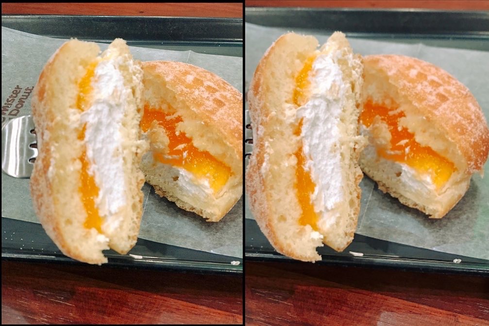 EYEs_love_3D's tweet photo. ミスドの新作を食べてみた🍩
エンゼルフルーツ
北海道産メロン
#stereogram #3Dstereogram #ステレオグラム #ステレオ写真 #立体視 #ミスド #ミスタードーナツ #エンゼルフルーツ #北海道産メロン #平行法 https://t.co/NDCkC0y1OF