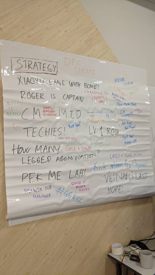 GG_RSG's tweet photo. For those curious as to what's our strategy this DPC, look no further 👀 How many strategies can you spot? 

#GGRSG #DotA2 https://t.co/Ev5YSZv2cC