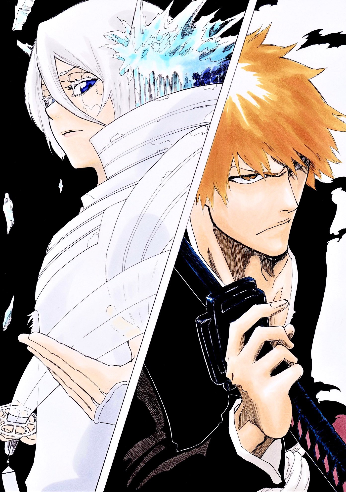 BLEACH セル画　黒崎一護　朽木ルキア　一点もの　アニメ直筆 FVB1_6VaUAAwmir.jpg:large