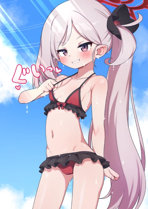 ムツキと海に行ってドキドキしたい
(水着無し差分とかはFantia等にあります) 