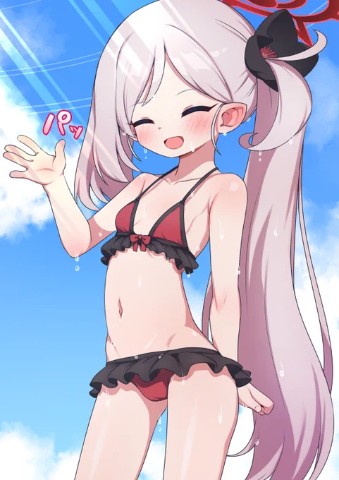 ムツキと海に行ってドキドキしたい
(水着無し差分とかはFantia等にあります) 