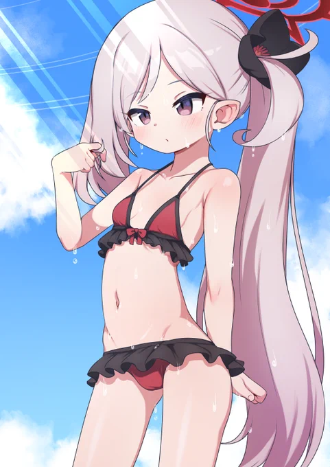 ムツキと海に行ってドキドキしたい
(水着無し差分とかはFantia等にあります) 