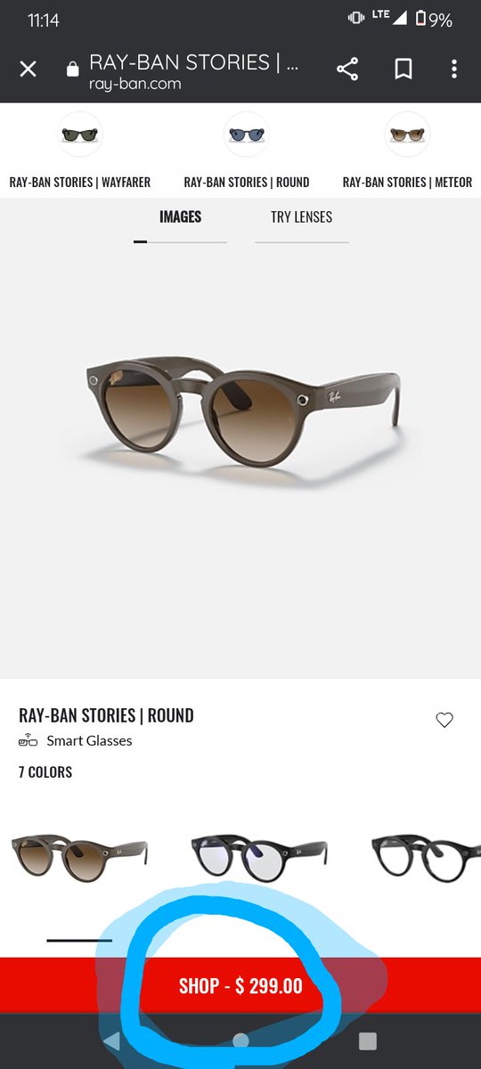 cheezysteve's tweet photo. Anyone want a $299 pair of rayban sunglasses for $7 https://t.co/wqQAfIkL27