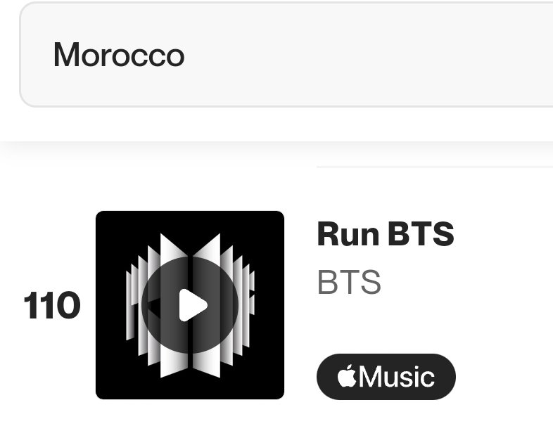 BTSChartsMA's tweet photo. #YetToCome rise to #15 on Shazam Morocco top 200 (NEW PEAK)

#RunBTS debut at #110

Remember to Shazam while listening to #BTS_Proof https://t.co/FeTDfUJPfE