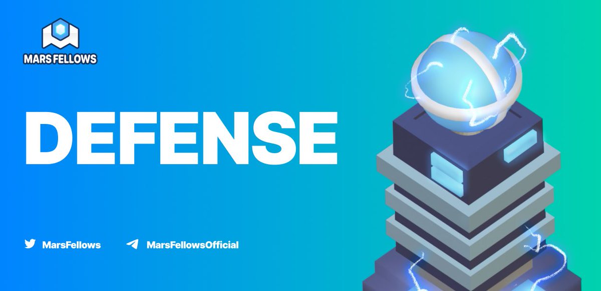 🔥Defensive buildings in #MarsFellows 🚀

You can configure defensive system but you need to come up with your own strategy.

🎯Types of buildings:
- Mortar
- Earth-air
- Tesla
- Rail
- MG-400
- Potion Tower
- Cannon
- Grenadiers
- Wall
- Bombs and mines

👉More in whitepaper