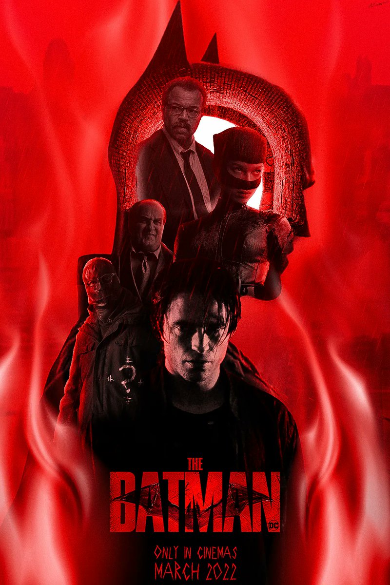 The Batman 2022 Alternative Poster Concept. <a href="/TheBatman/">The Penguin</a>

Allowing "Red", the main branding color as the most impactful central point to the poster.
#TheBatman #Batman #DC