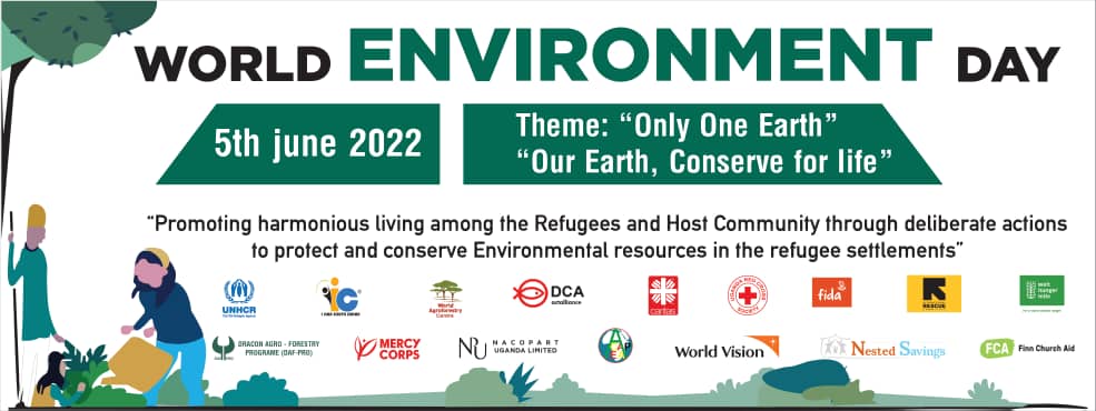 We will be joining Yumbe District and other partners to commemorate the World Environment Day scheduled for 14th June 2022
On the Theme: "Only one Earth" "Our Earth, conserve for life"