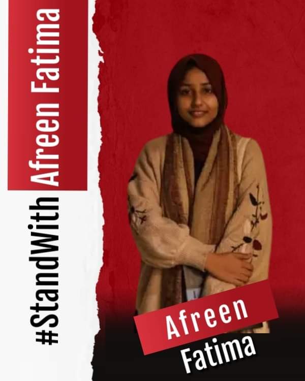 msunasara77's tweet photo. Stop buldozer politics
#StandWithAfreenFatima https://t.co/rf3lDhJDNg
