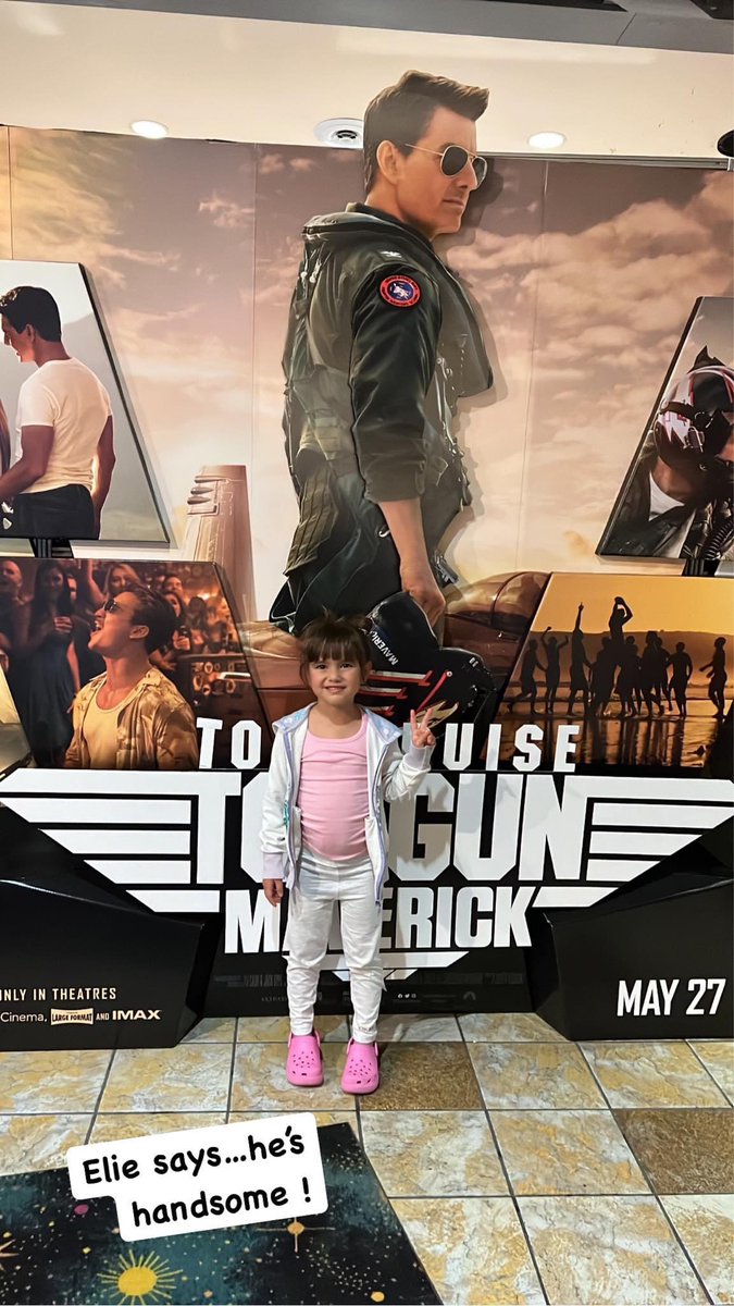 simma_daraphone's tweet photo. @TopGunMovie @TomCruise My 5 yr. daughter loved #TopGun #Maverick Eliezra said mommy he’s a #HandsomeMan! 😍 https://t.co/m4IAUTJyrn