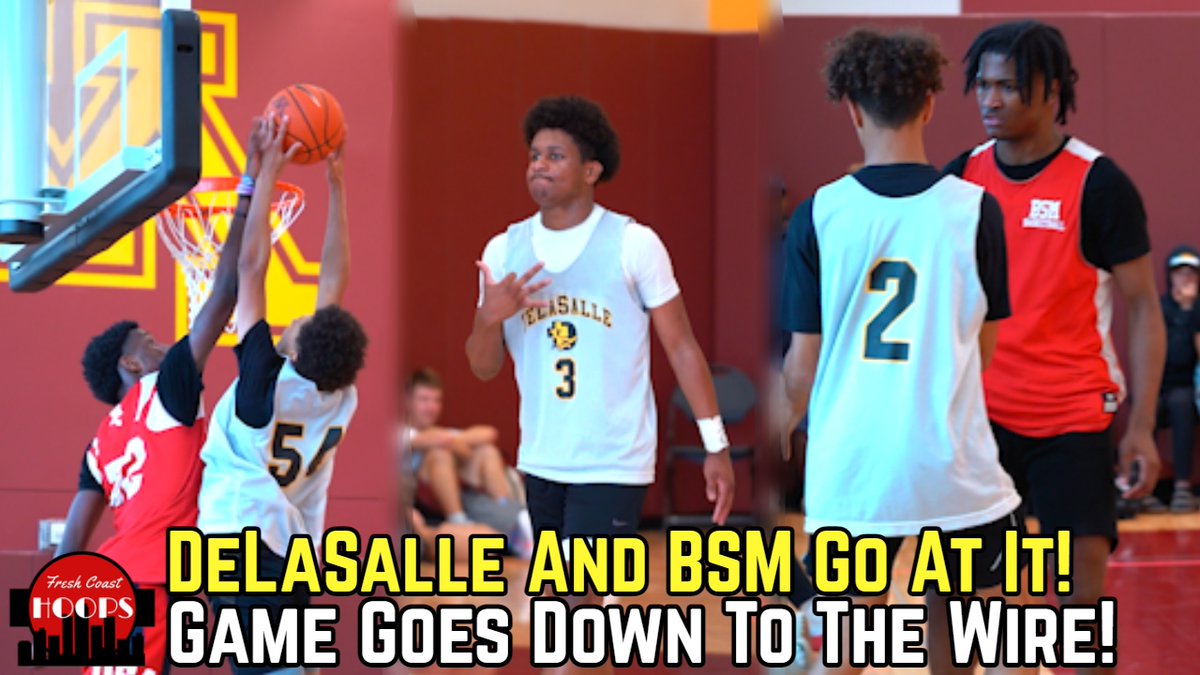 FreshCoastHoops's tweet photo. New Video!

DeLaSalle And Benilde-St. Margaret's Face Off At Minnesota Team Camp! Game Goes Down To The Wire! @ShiftyWhitlock @BeamonNas 

Full video: https://t.co/9qpLgtIngo https://t.co/chd8s9ot9O