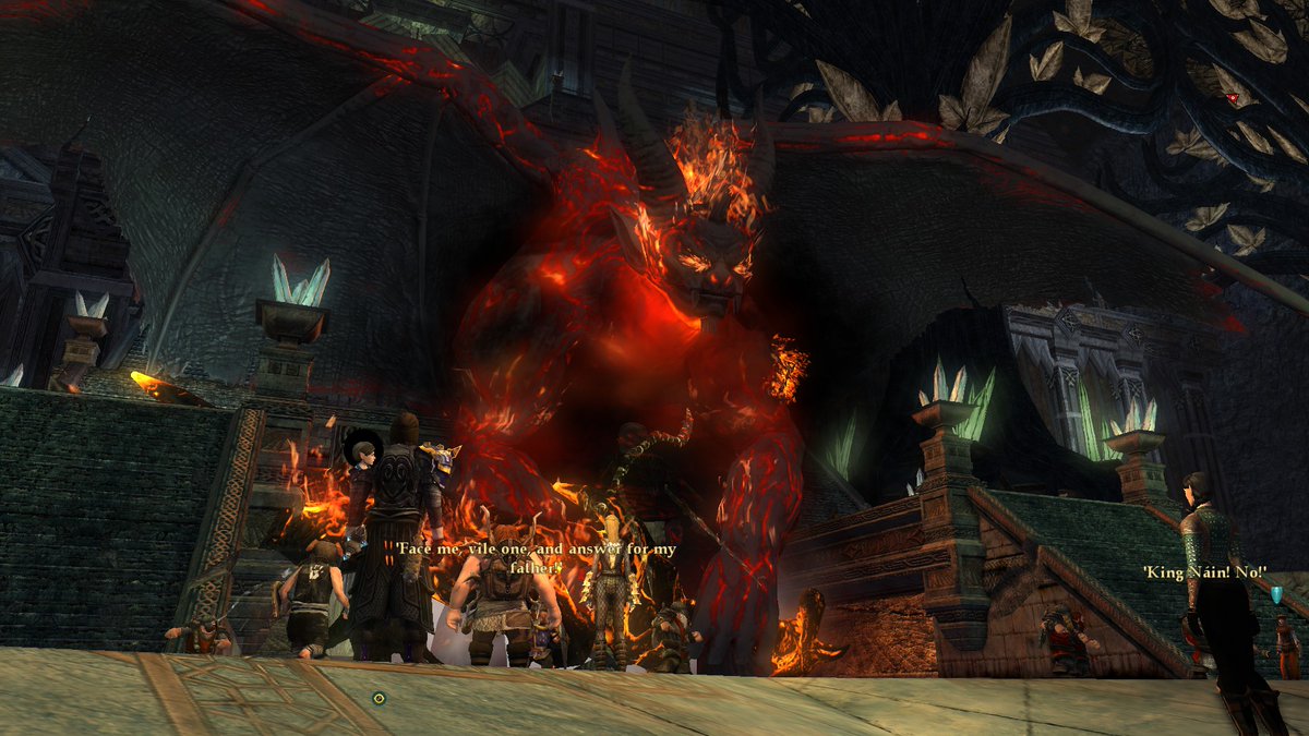 Jessica13691067's tweet photo. Revisited easily one of the most aesthetically pleasing raids in the game today, #FoKD #LOTRO https://t.co/XT0iq1xI3x