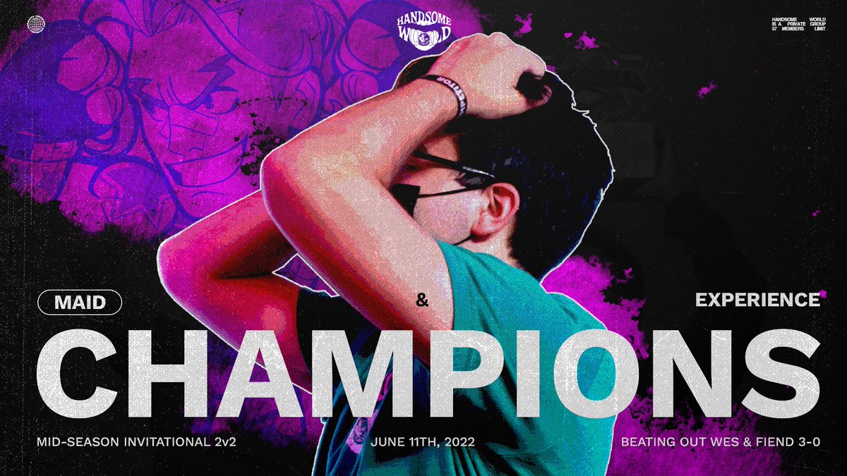 handsomewrld's tweet image. 🏆MSI 2v2 secured🏆