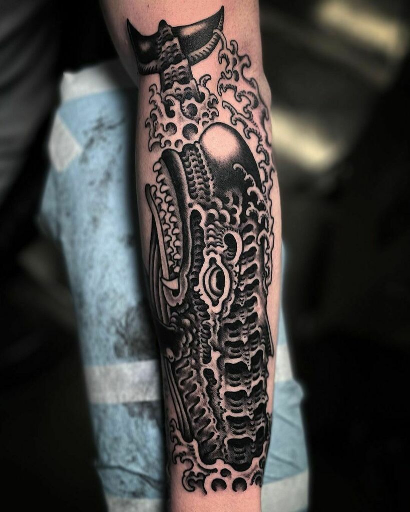 Motorcycle Chain Tattoo