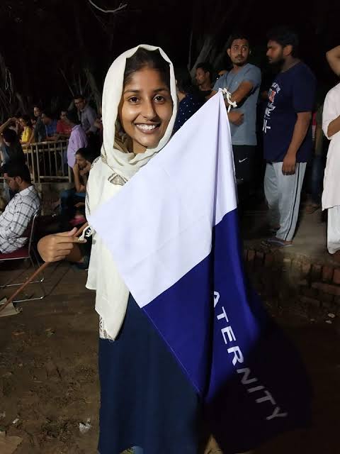 She is the most vocal amongst us. The fear of being exposed has made the government go mad at the dissent voices. How much arrests can you make? How much houses will you raze down? We stand by each other unconditionally, No Matter What!
<a href="/AfreenFatima136/">Afreen Fatima</a>
#StandWithAfreenFatima