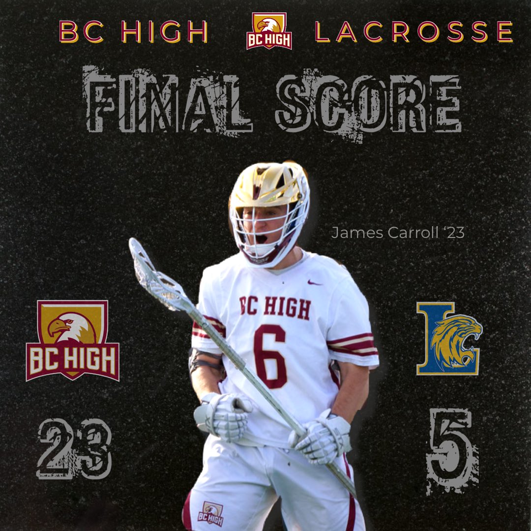 BCHighlacrosse's tweet photo. Onto the Elite 8!! 

ALL GAS. no breaks! 

Take on winner of AB vs Natick! 

Great win boys, not done yet! https://t.co/ngeD3eZi6X