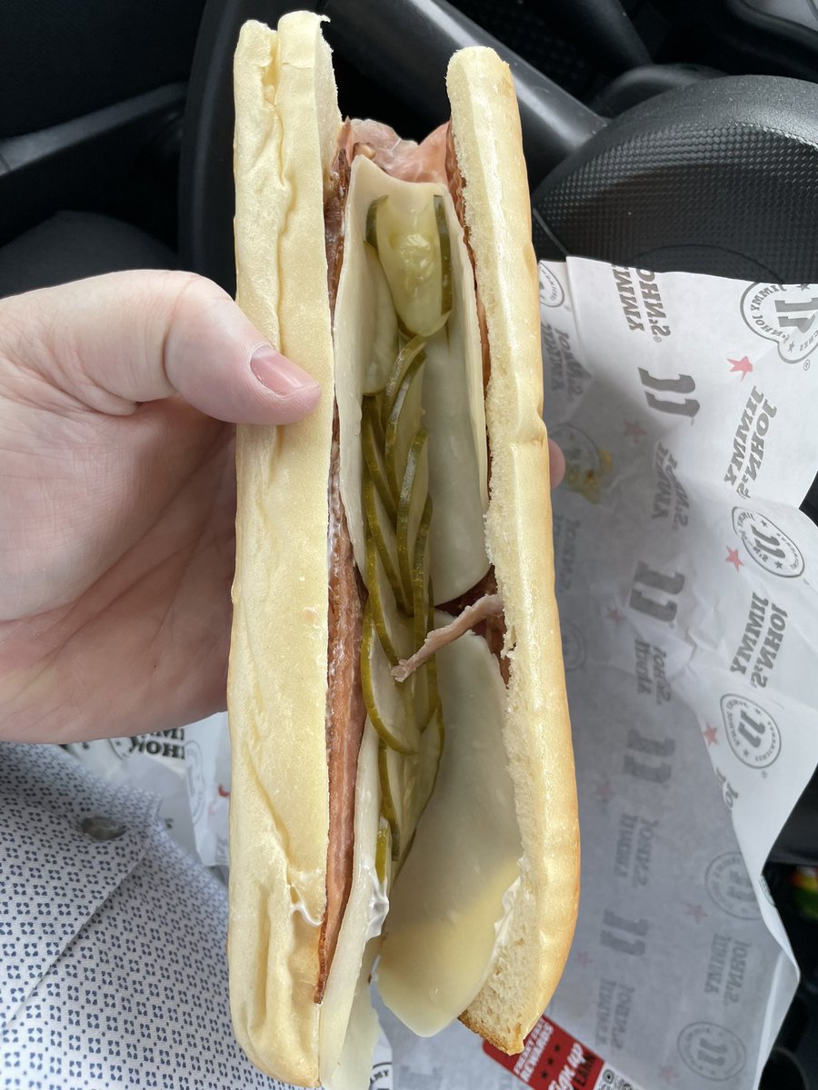 smee_matt's tweet photo. Times are tough @jimmyjohns $13 for a  thin combo. https://t.co/xe1724TJPK