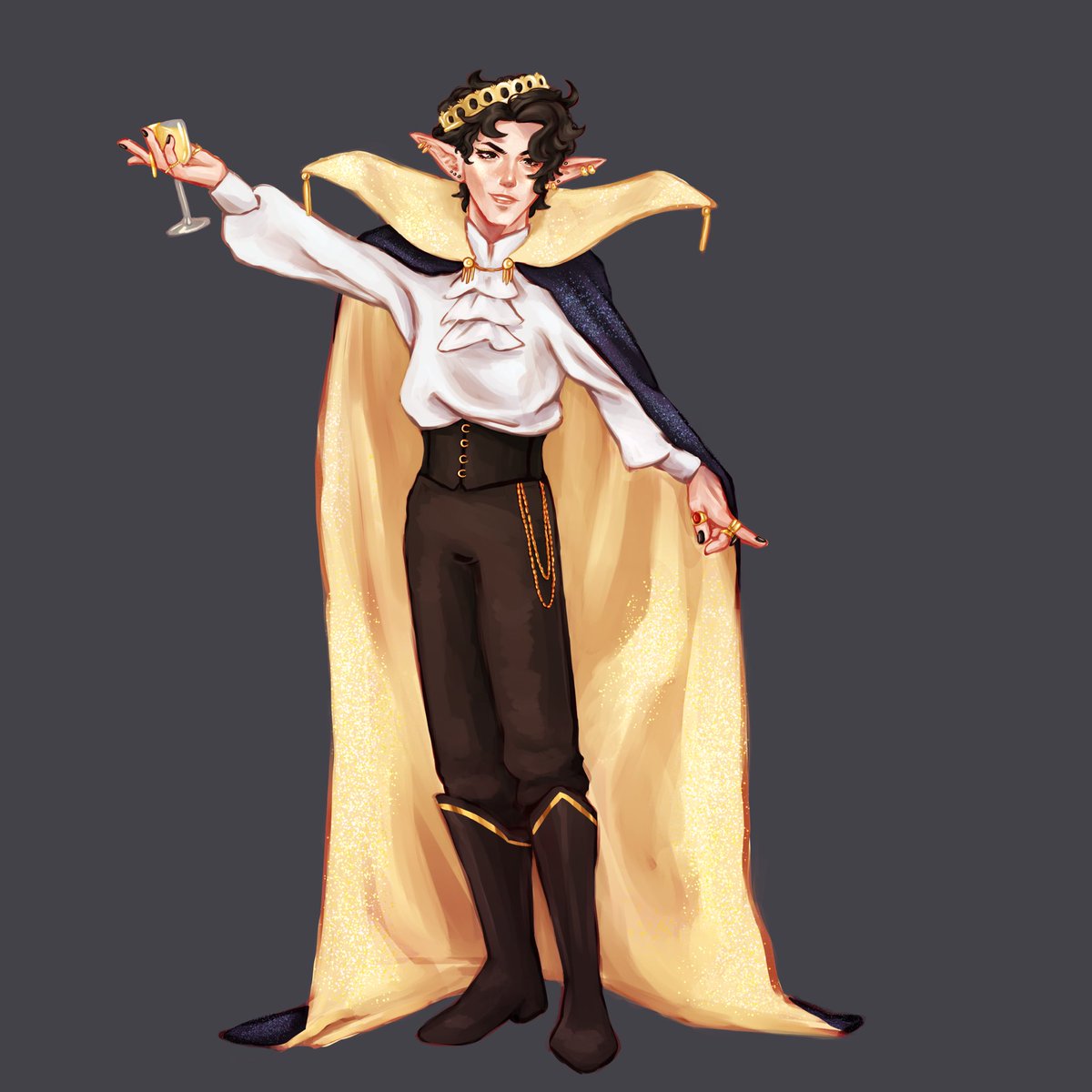 mossbeelive's tweet photo. wip of cardan greenbriar bc he’s my favourite 🖤

#thecruelprince #fanart #cardan #thefolkoftheair https://t.co/9MB6vhsLU7