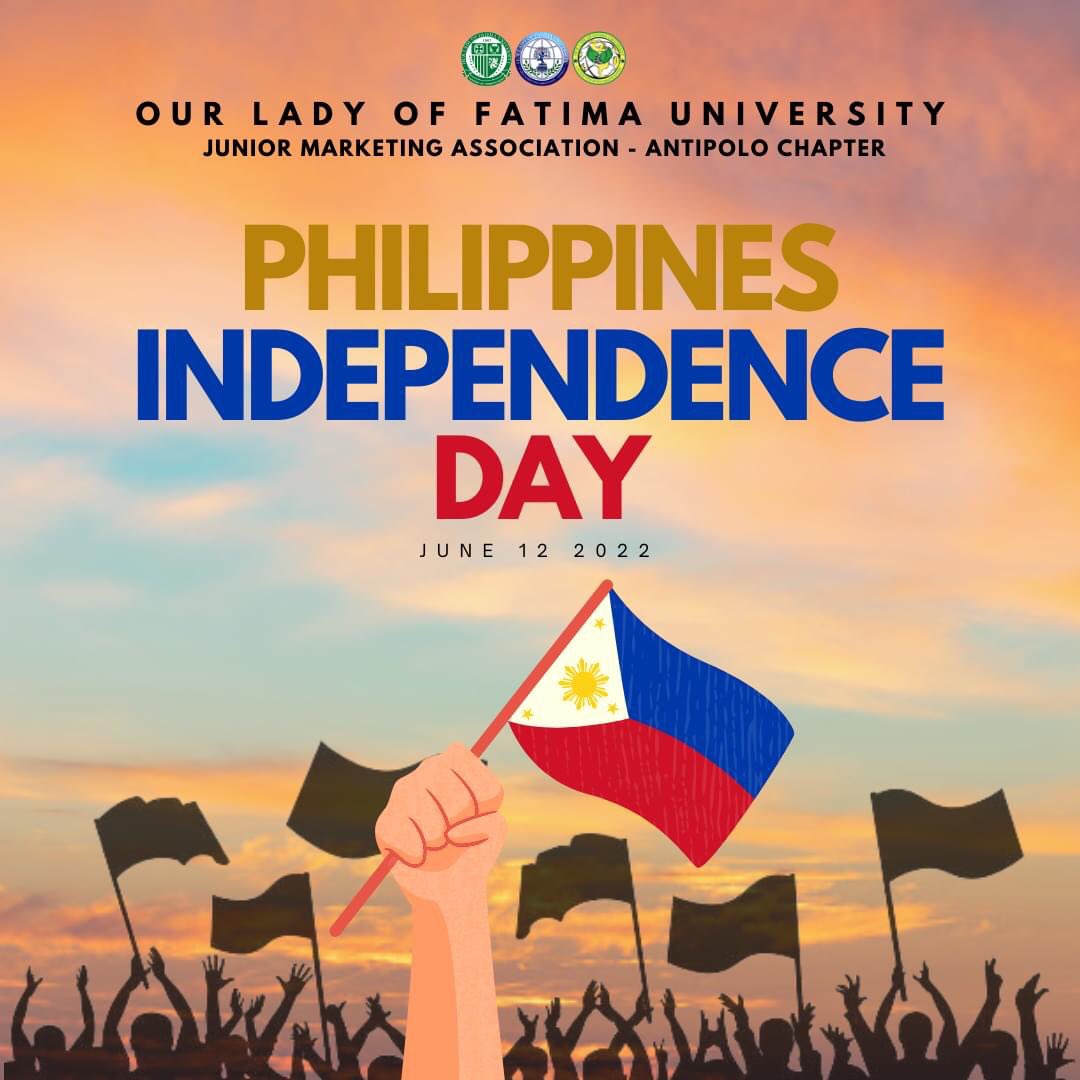 olfu_jma_ac's tweet photo. 𝐈𝐍𝐃𝐄𝐏𝐄𝐍𝐃𝐄𝐍𝐂𝐄 𝐃𝐀𝐘!

Today is the 124th anniversary of the Philippines' independence.

It is a significant victory in Philippine history, coming after many difficult years of repression and oppression in the country. (1) https://t.co/qFpKLR02nK