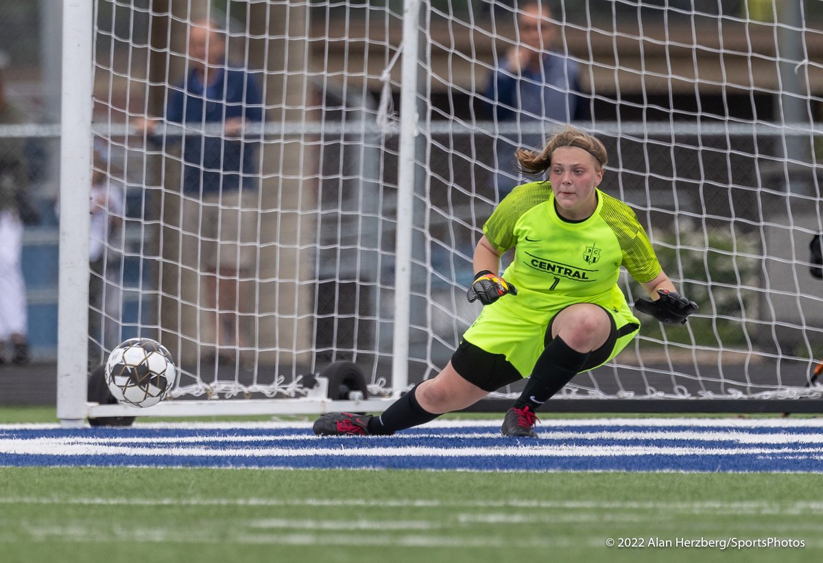 In 16 years of photographing high school soccer, I've never seen a better game by a goalkeeper than the one today by <a href="/BCgirlssoccer/">BC Girls Soccer</a> keeper Evy Slowik. Absolutely sensational.