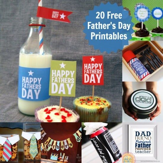 diycandy's tweet photo. Is there a guy in your life who deserves a celebration for being a great dad? Download one of these 20 free Father's Day printables and share! https://t.co/QevaDnGTTl https://t.co/T7gH5URtiA