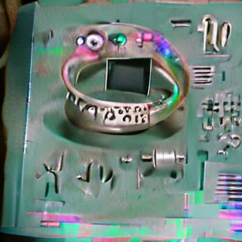 O_T_Human's tweet photo. It includes a decoder ring make something ugly on purpose (#IXDC) #art #artist #artwork #nft #nfts #nftcollector https://t.co/5k9zBRwkJq
